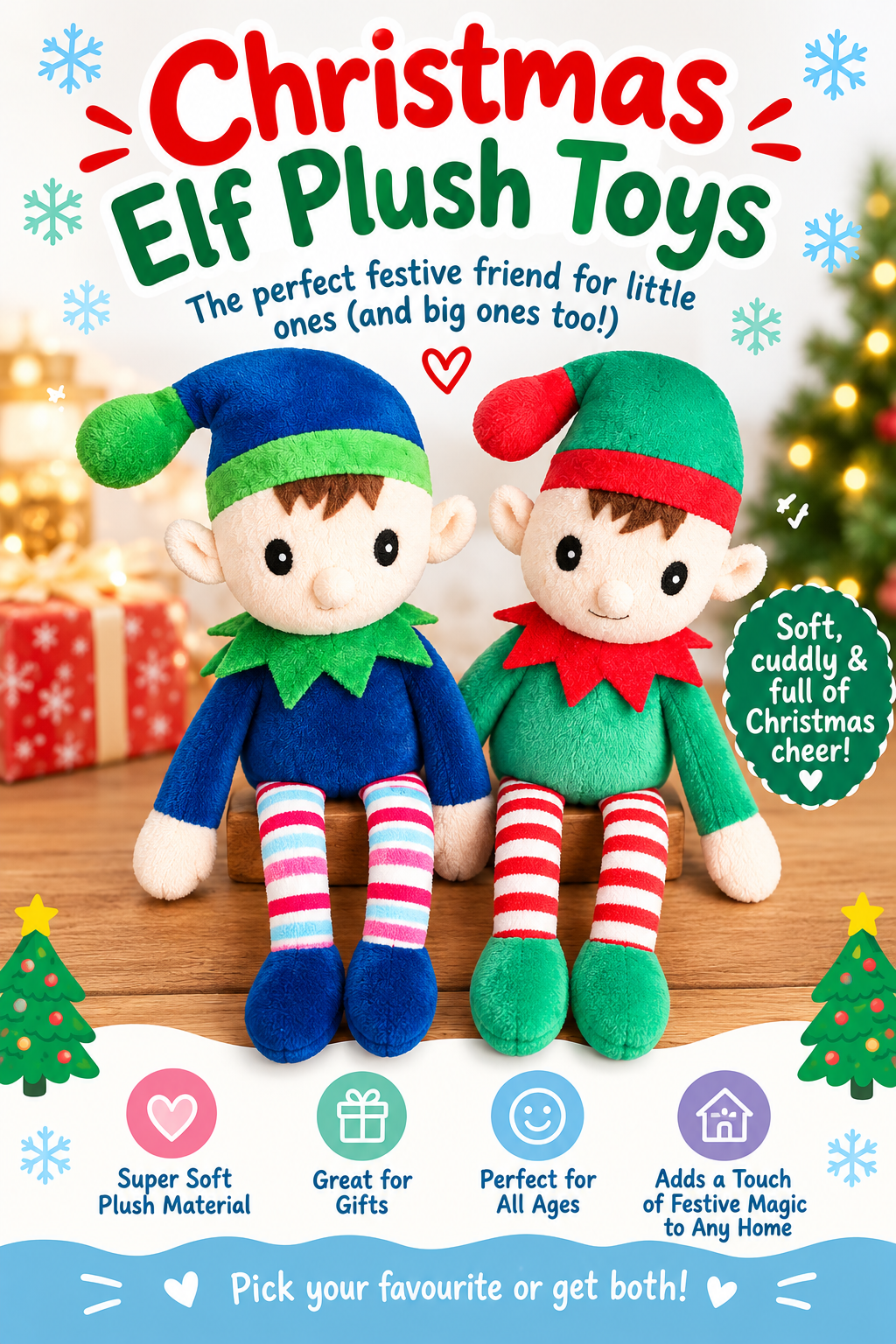 Christmas Elf Plush Toy