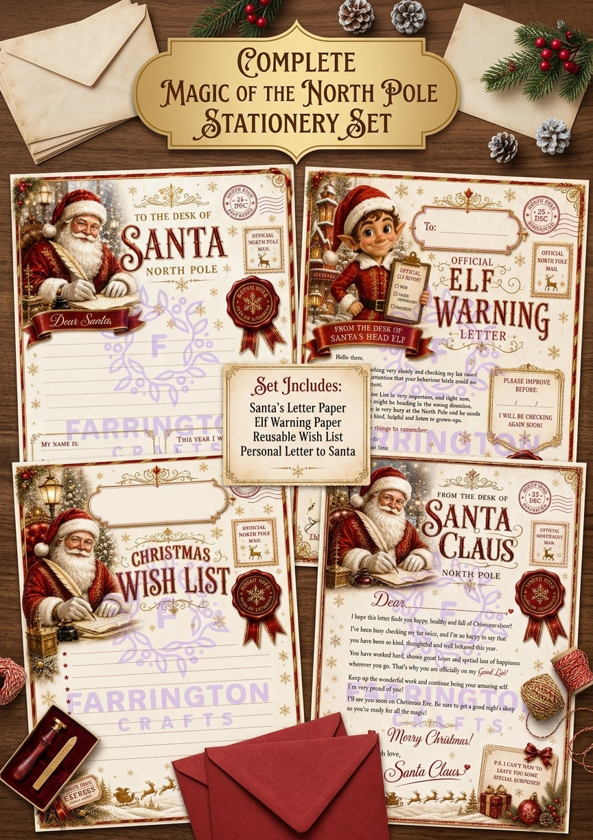 Fun Christmas Stationery – Letter to Santa & Reply from Santa