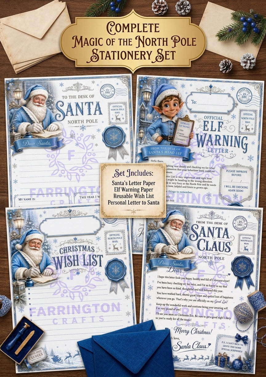 Fun Christmas Stationery – Letter to Santa & Reply from Santa