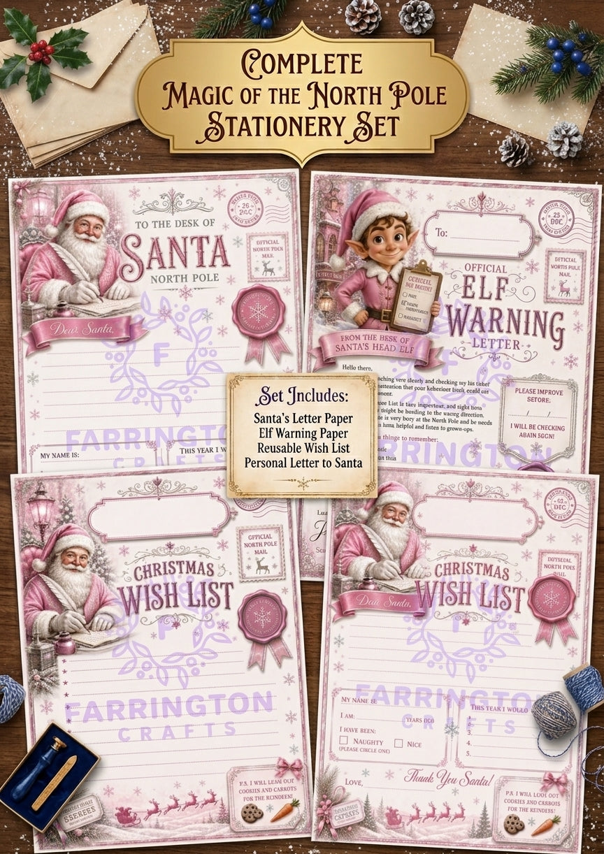Fun Christmas Stationery – Letter to Santa & Reply from Santa