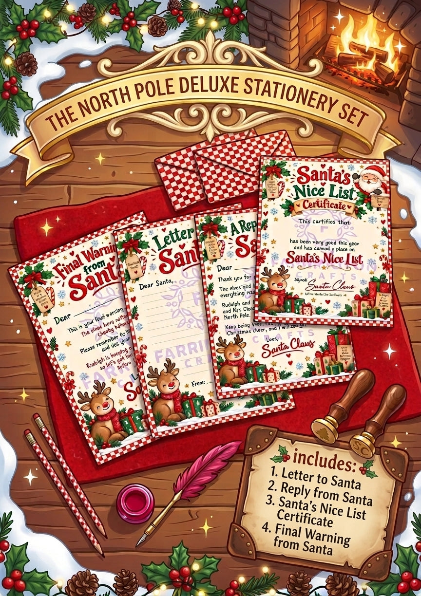 Fun Christmas Stationery – Letter to Santa & Reply from Santa