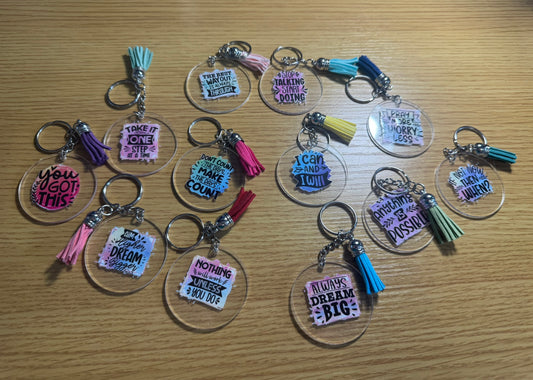 Motivational Keychains