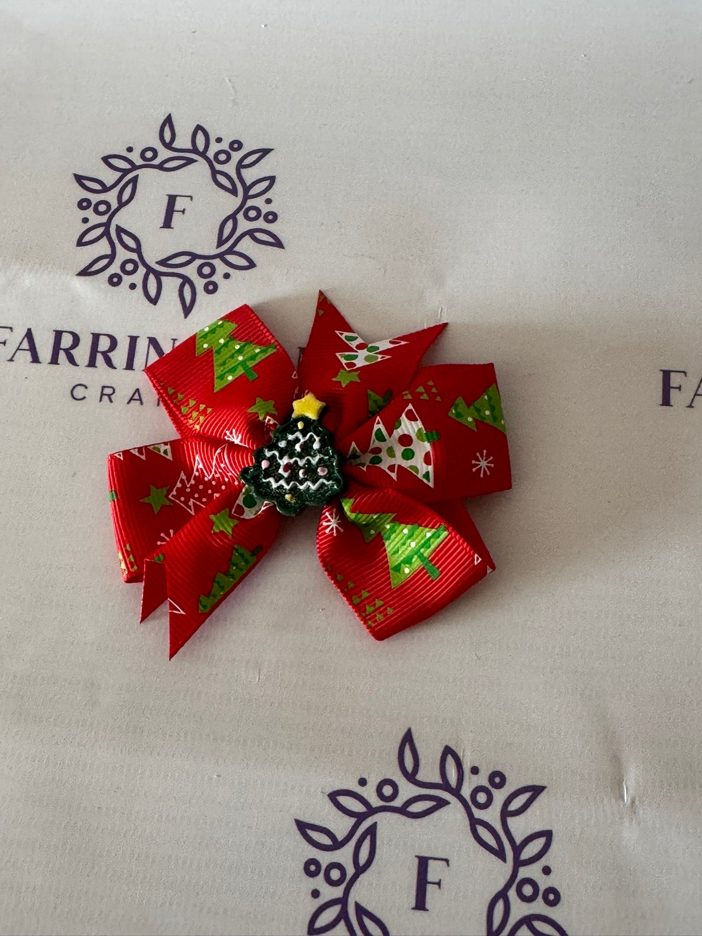 Christmas Hair Bows